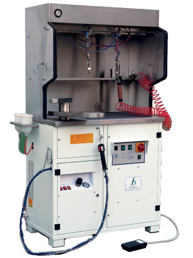 Cabinsmac, cabina di smacchiatura pre e post a freddo e a caldo